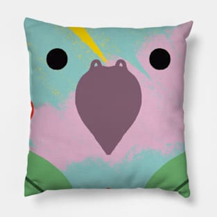 Pastel Bird Pillow