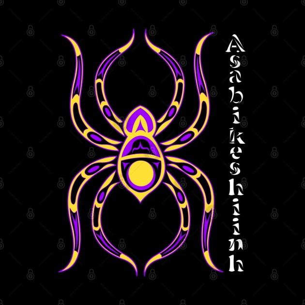 Asabikeshiinh (spider) Bisexual Pride by KendraHowland.Art.Scroll