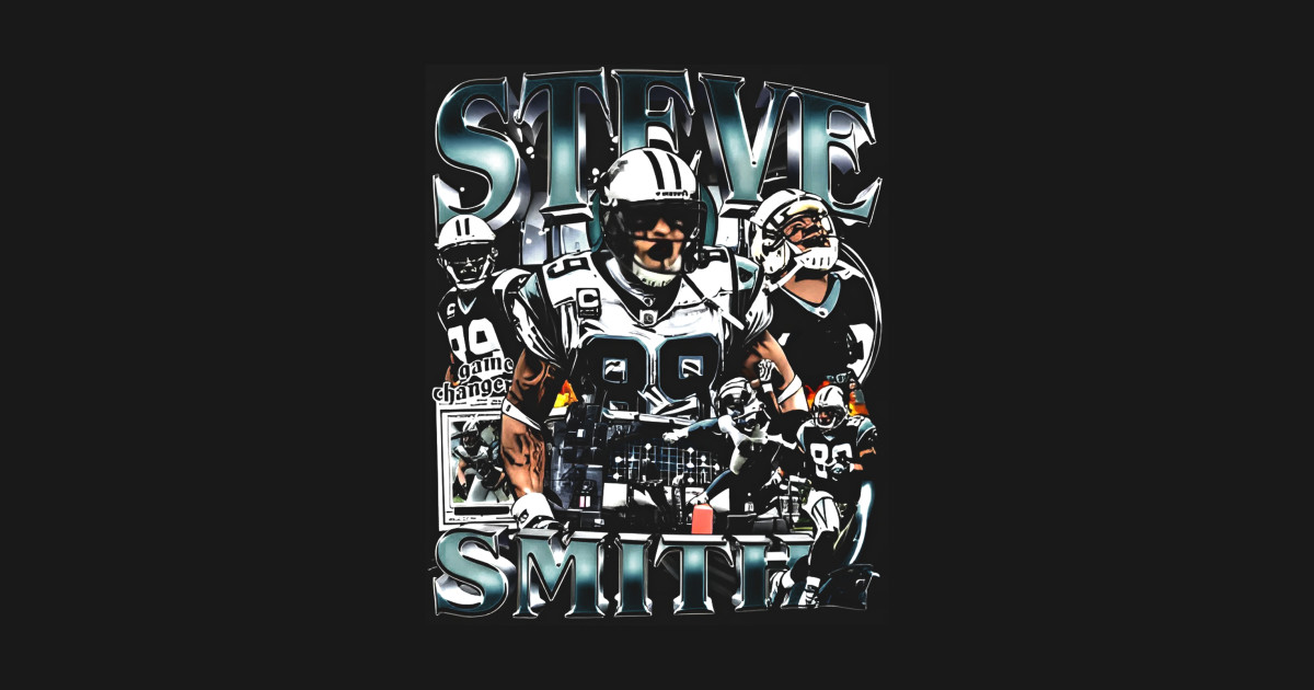 Steve Smith Vintage Bootleg Steve Smith T Shirt TeePublic