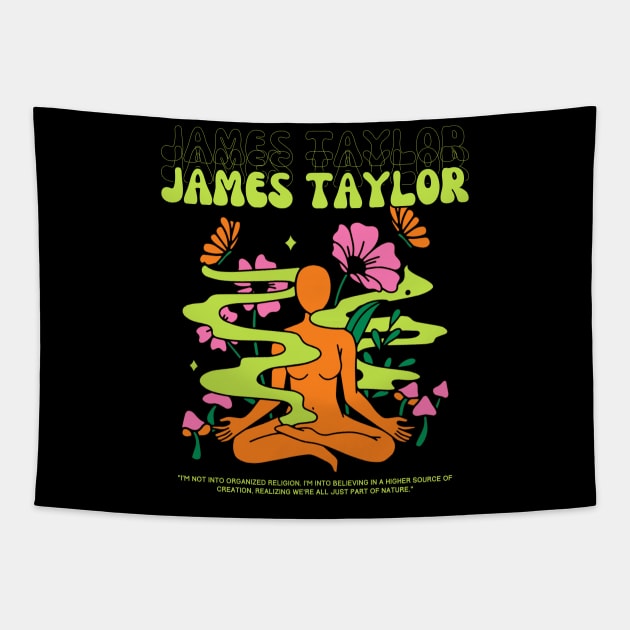 James Taylor // Yoga Tapestry by Mamamiyah