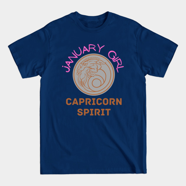 Disover january girl capricorn spirit - January Girl Capricorn Spirit - T-Shirt