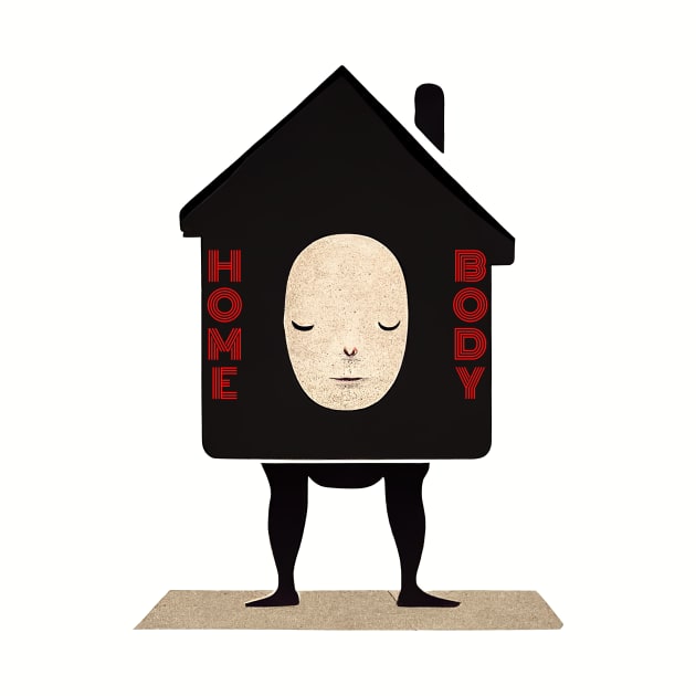 Funny Home Body Introvert by Spice Flow Designs