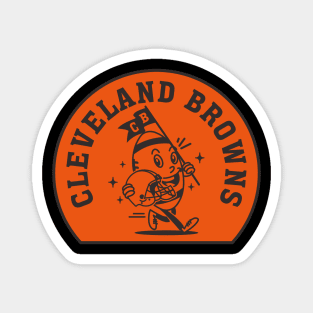 Cleveland Browns mascot logo Magnet