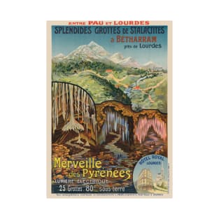 Merveille des Pyrénées France Vintage Poster 1903 T-Shirt