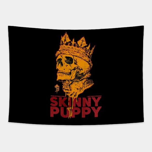 Skinny Puppy - Original Fan Art Tribute Design Tapestry by Cartooned Factory