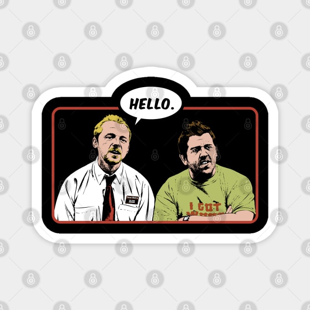 Shaun Of The Dead Magnet by Sergeinker