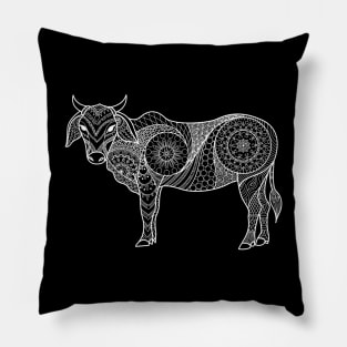 taurus zodiac design Pillow