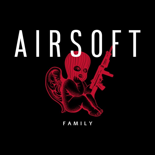 Airsoft Family - Masked Angel by Airsoft_Family_Tees