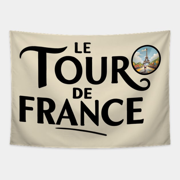 Le tour de France Tapestry by Moulezitouna