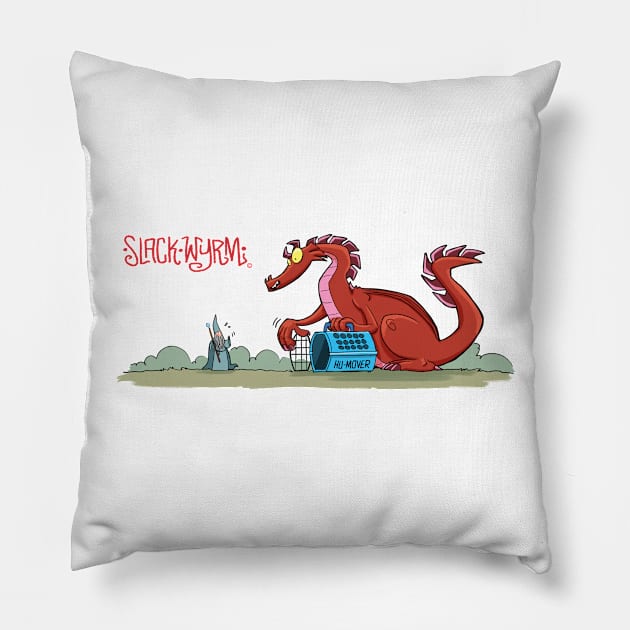 Get in your crate Pillow by Slack Wyrm