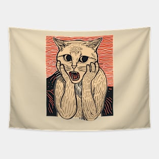 The Cat Scream Tapestry