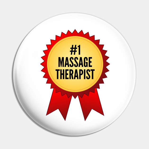 Number 1 Massage Therapist Gold Medal Massage Therapist Pin Teepublic