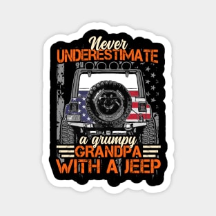 Jeep Grandpa Quotes Magnet