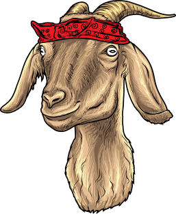 Goat With Bandana Magnet