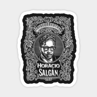 Horacio Salgan (white printing) Magnet