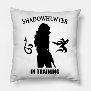 Shadowhunter in training Pillow