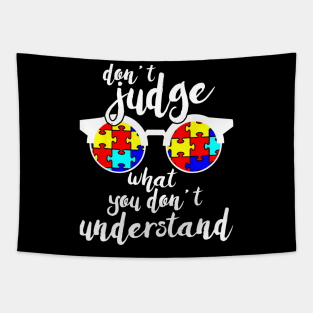 Autism Awareness T Shirt Gift For Autistic Kids Awareness Tapestry