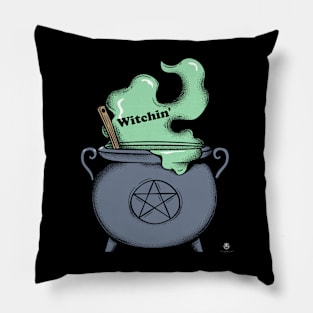 Witchin' Cauldron Pillow