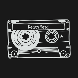 Death Metal Music Cassette T-Shirt