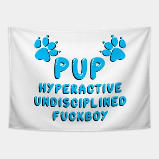 PUP - DEFINED BLUE Tapestry