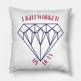 Lightworker on Duty Pillow