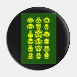 Jet Set Radio Characters Green Pin