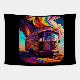 San Francisco Cable Car v2 (no text) Tapestry