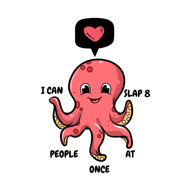 Funny Slapping Octopus by yassinebd