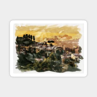 Tuscany Italy Historic Countryside treasures considered one of a kind worldwide Magnet