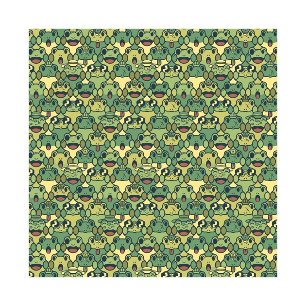 Frog Army Pattern by Tobe Fonseca by Tobe_Fonseca