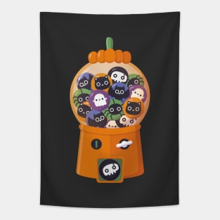 Cute Halloween Candy Pumpkin Dispenser Machine Tapestry