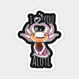 Axolotl - i like you alotl Magnet