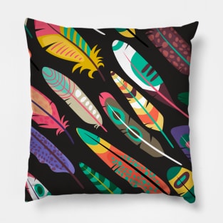 Colorful Oblique Seamless Pattern Pillow