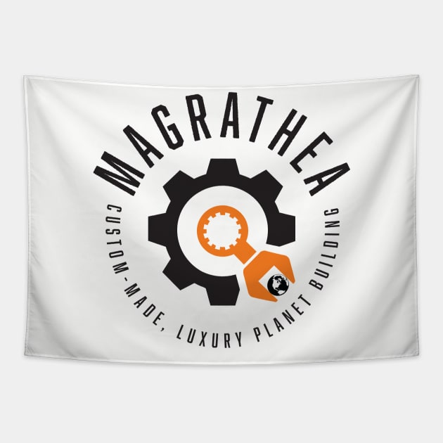 Magrathea Tapestry by MindsparkCreative