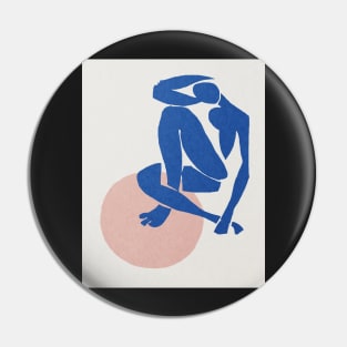 Blue nude Henri Matisse abstract art Pin