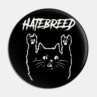 hatebreed and the cat Pin
