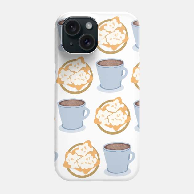 Beignets and Cafe Au Lait Phone Case by CreativeGalaxy 