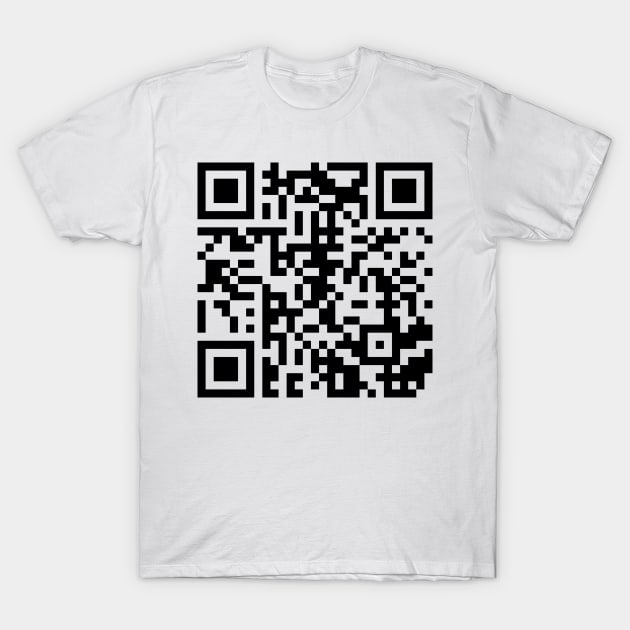 rick roll  link qr code Essential T-Shirt for Sale by