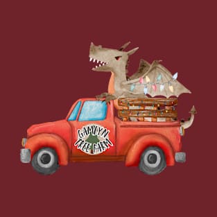 Dragon Christmas Tree Farm T-Shirt
