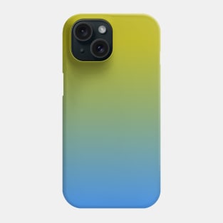 Yellow green blue design Phone Case