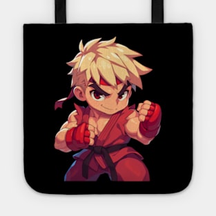 Street Fighter Ken Art Tote