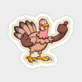 Cartoon Turkey Magnet