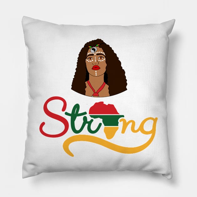 Strong Pillow by My Tribe Apparel