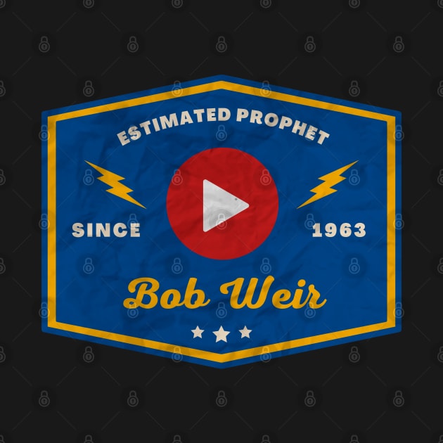 Bob Weir // Play Button by Blue betta