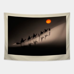 Night Caravan Tapestry