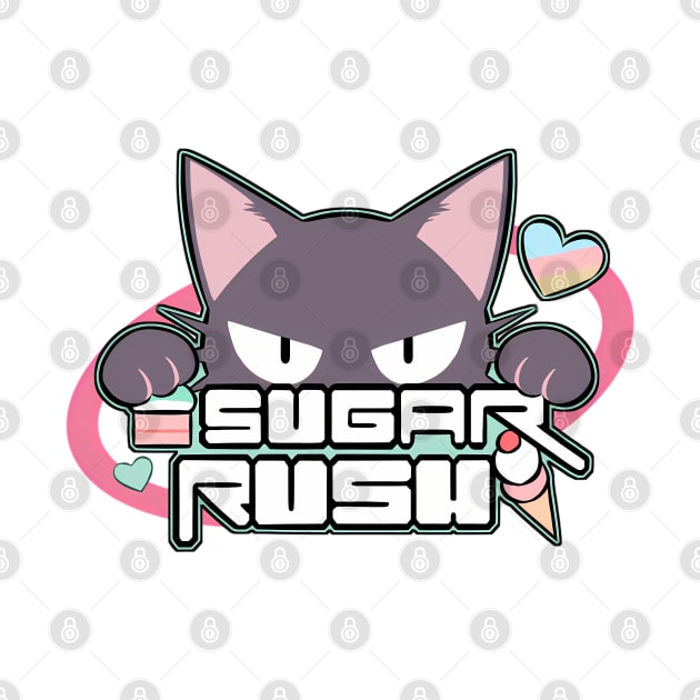 After School Sweets Club (Blue Archive) Sugar Rush Logo by Kamishirts