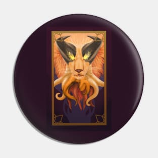 Lovecraft Lion [Original Colors] Pin