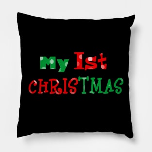 my 1st Christmas Pillow