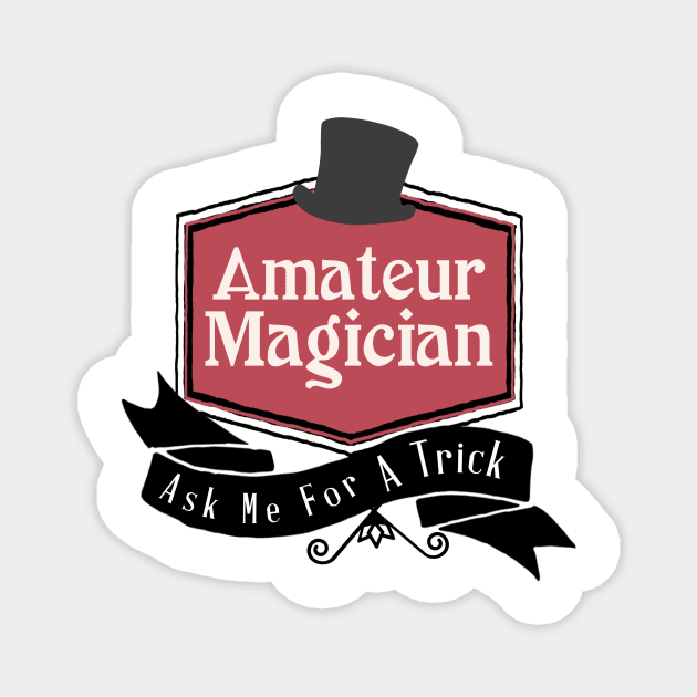 Amateur Magician Magnet by ArtisticEnvironments