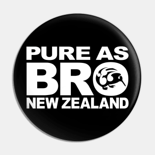 Pure as BRO New Zealand Kiwi Pin